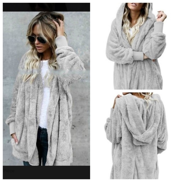 Coats | Sherpa Faux Fur Cozy Bear Coat 
